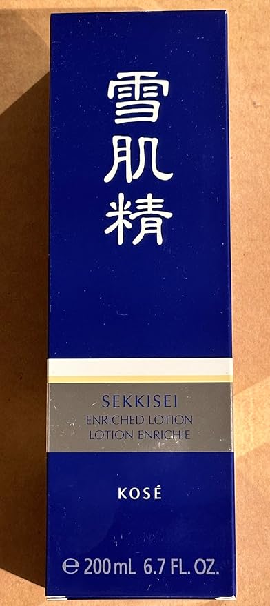 SEKKISEI Lotion Enriched, Liquid Toner & Hydrating Facial Moisturizer, 6.7 Ounce