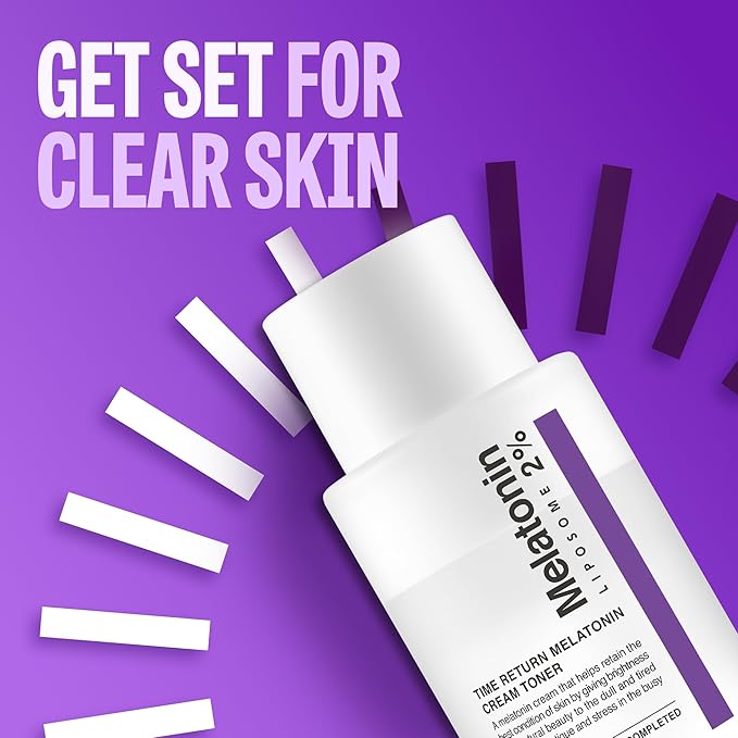MAXCLINIC Time Return Melatonin Cream Toner | Moisturizing Facial Toner for Sensitive Skin | Clarifying & Calming Toner for Face | Hydrating Toner for Face | Toner Cream Skin Toner 6.76 fl oz