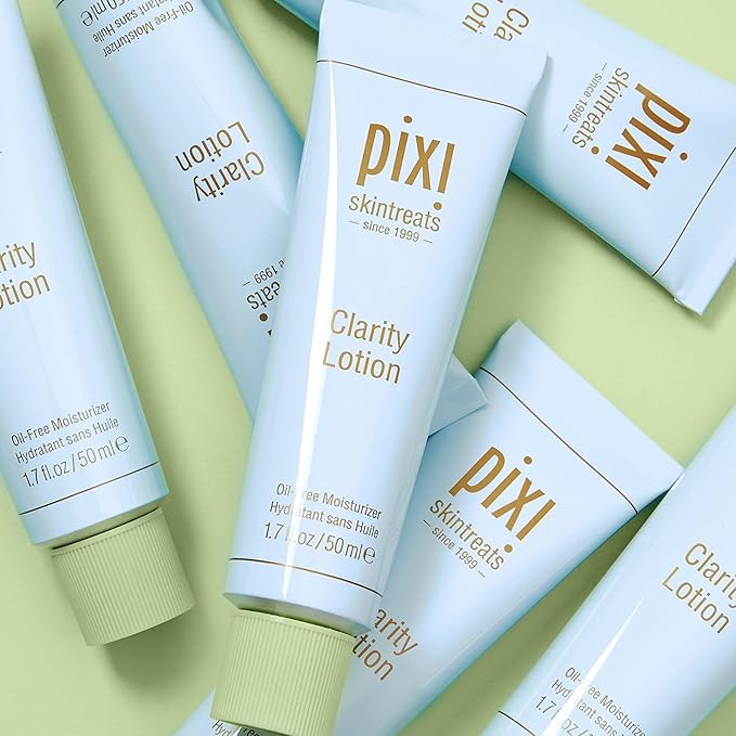 Pixi Clarity Lotion | Oil-Free, Pore Minimizing Moisturizer | Hydrating, Refreshing & Shine-Free Finish | Lightweight, Water-Based Formula | 1.70 fl oz/50 ml