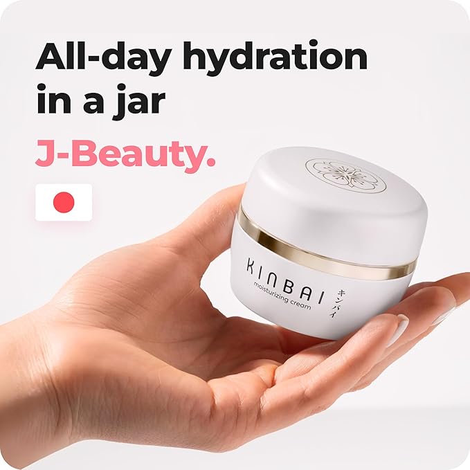Face Cream Moisturizer for Women, Facial Lotion for Dry Skin, Hydrating Face Moisturizer, Moisturizing Collagen Peptide Cream, Japanese Skin Care, Made in Japan, 1.7 Fl.Oz, Fragrance Free.
