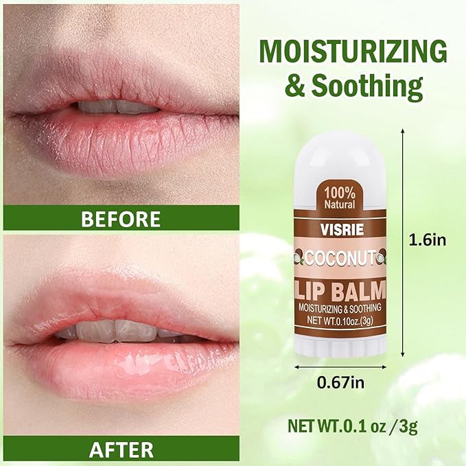 180 Pack Mini Lip Balm Bulk, Natural Lip Balm with Vitamin E & Beeswax, Moisturizing Lip Care for Dry Lips, Perfect for Party Favors, Care Packages & Small Gifts