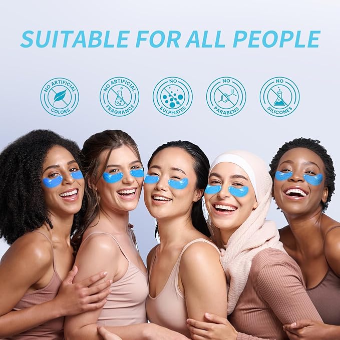 Eye Masks, Under Eye Patches for Puffiness, Retinol Collagen Eye Gel Pads, Reduce Wrinkles, Eye Bags & Dark circles - Face Mask Skincare, Anti Aging & Moisturizer, 24 Pairs