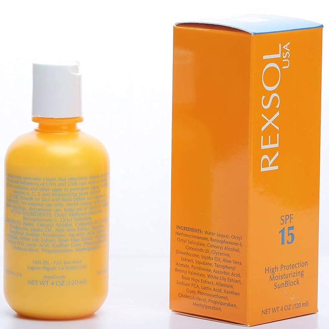 REXSOL High Protection SPF 15 Moisturizing Sunblock