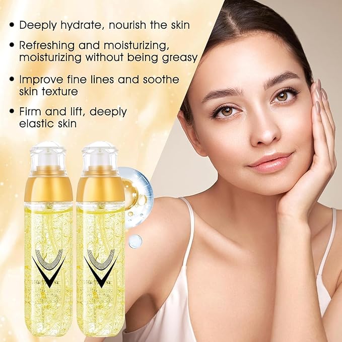 Ecdoin Anti-Aging Essence,Nuosili Face Lift Spray,Tighten and Reduce Wrinkles, Anti-Wrinkle Lifting Firm Toner Water(2PCS)