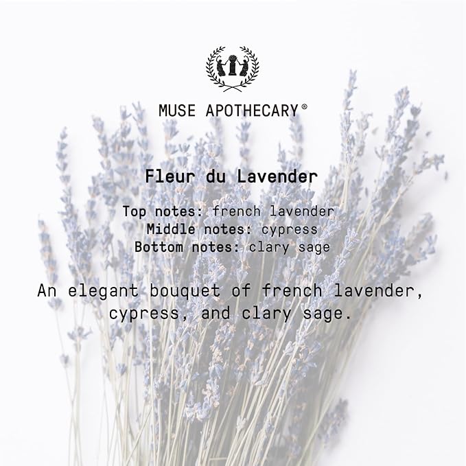 Muse Apothecary Hand Ritual - Aromatic and Nourishing Foaming Hand Soap, Infused with Natural Aromatherapy Essential Oils - USDA Certified Biobased - 11.5 oz, Fleur du Lavender, 3 Pack