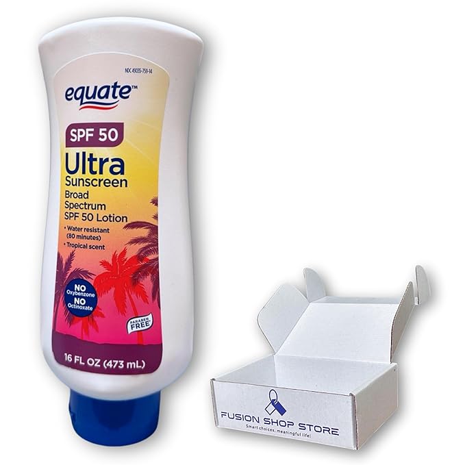 Ultra lotion SPF 50 sunscreen- Broad Spectrum, 16 fl oz (Pack of 1), Boxed By Fusion Shop Store