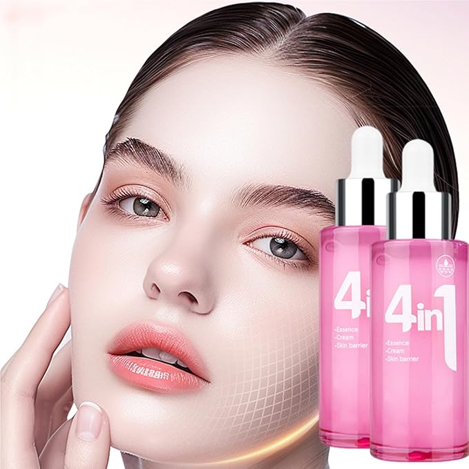 Korean 4-in-1 Super Essence Lotion Moisturizing Face Cream,Hydrating Facial Essence,Women's Facial Toner,Nicotinamide Glossy Serum for all Skins (2pcs)
