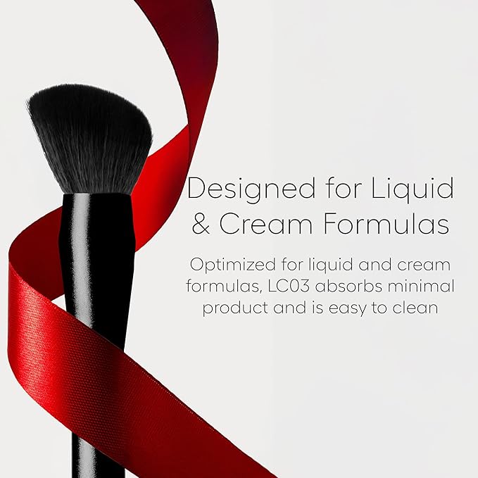rephr LC 03 Foundation Brush, Synthetic Bristles, designed for Liquids and Cream based products