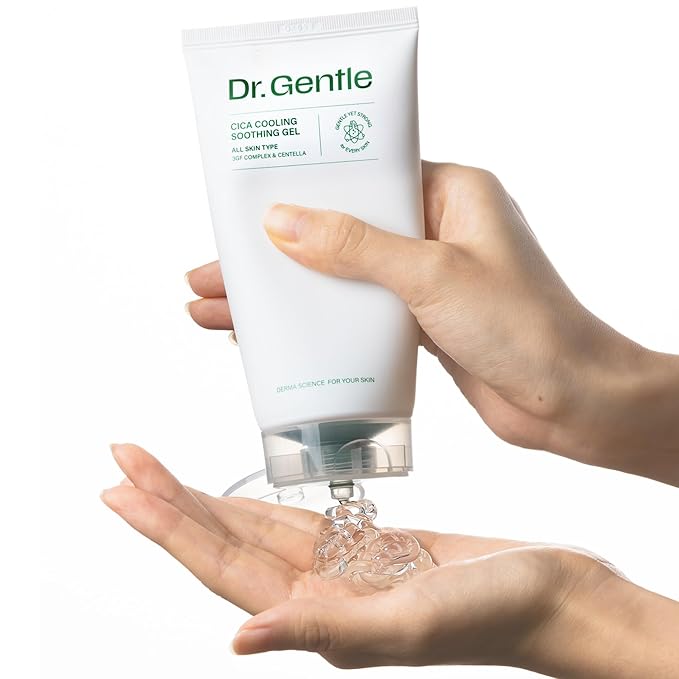 CICA Cooling Gel Moisturizer – Fast-Absorbing Centella Soothing Gel for Sensitive Skin Care, Sun-Exposed Skin Relief, Lightweight Korean Hydrating Gel (5.07 Fl Oz.)