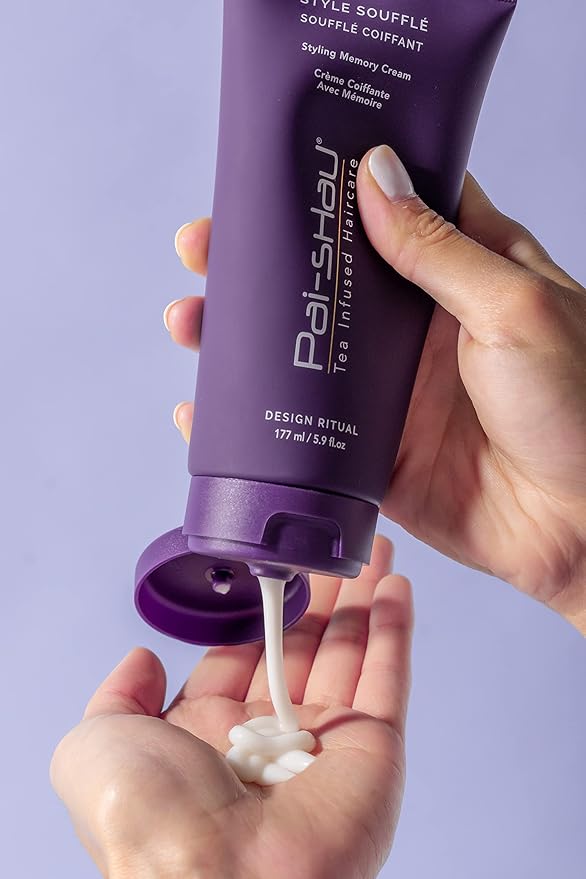 Pai-Shau - Style Soufflé Styling Cream, Medium Hold Hair Cream for Frizz Control, Soft Volume and Shine, Lightweight Styling Cream for All Hair Types and Textures (5.9 Fl Oz)