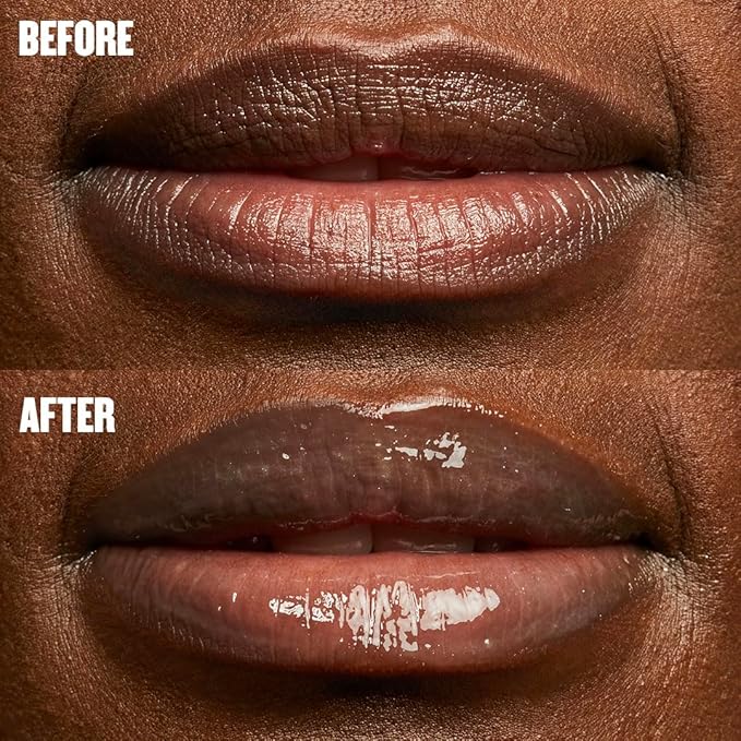 Soap & Glory SMP XXL Pillow Plump Lip Gloss - Hydrating, Plumping Lip Gloss for Full, Volumized Lips - Lip Plumper with a Chocolate Orange Scent & Vegan Formula - Nude In Town (10ml) (Pack of 2)