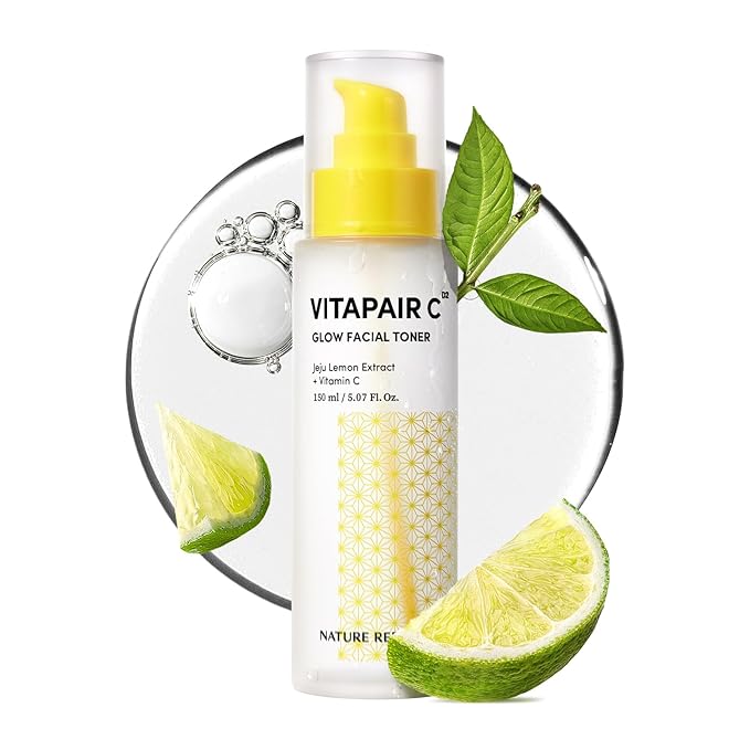 Nature Republic Vitapair C Glow Facial Toner | Hydrating Vitamin Toner with Niacinamide, for Radiance & Even Skin Tone, Non-Greasy, Korean Skincare, 150ml / 5.07 fl oz