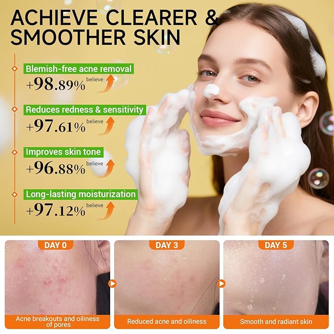 15 PCS Turmeric Skin Care Set - Turmeric Skin Care Kit Long-Lasting Moisture, Oil Control & Smooth Skin - With Cleanser, Soap, Scrub,Toner, Face Oil, Eye Cream, Lotion, Cream & Facial Masks
