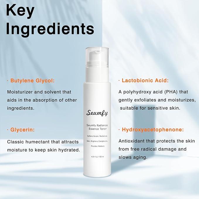 Collagen Booster Essence Toner Serum Anti Wrinkle Hydrating Face Exfoliator Serum Toner Essence with Multiple Natural Extracts for All Skin Types,120ML/4.28 Fl.Oz