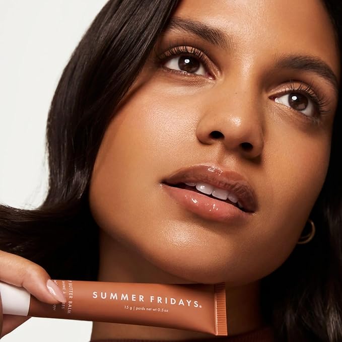 Summer Fridays Tinted Lip Butter Balm - Conditioning Vegan Lip Balm for Instant Moisture, Shine & Hydration - Sheer-Tinted, Soothing Skincare - Iced Coffee (.5 Oz)