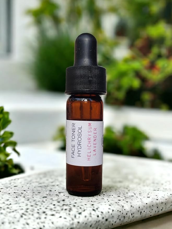 Helichrysum Lavender Face Toner Sample for Mature Skin - Certified Organic, Vegan, & Cruelty-Free