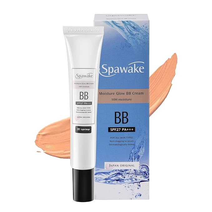 Spawakee Moisture Glow Natural Bb Cream 01 Light Beige, Spf27/Pa+++, All Skin Types, 30G
