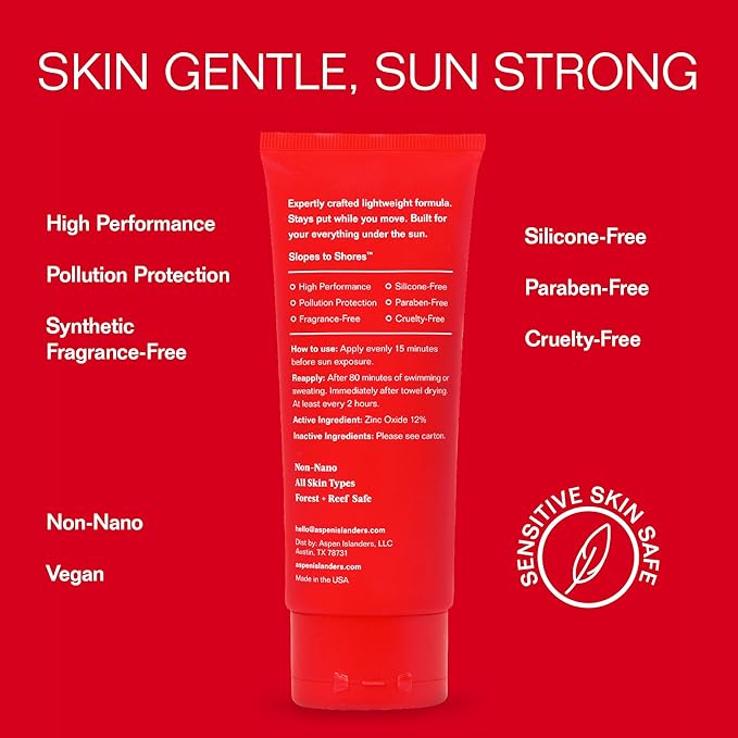 Hawaii Reef Compliant Act 104 Sheer Mineral Sport Sunscreen Lotion | High Altitude, SFP 50, No White Cast Zinc | Face & Body | Anti-Aging | Non-Toxic | Water-Resistant | 3.4 fl oz