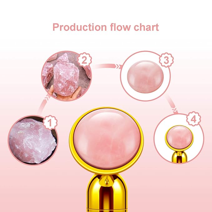 DANGSHAN 4-in-1 Face Massager Roller 24k Golden Face Roller, Arm Eye Nose Massage for Face Facial Massager Skin Care Tools