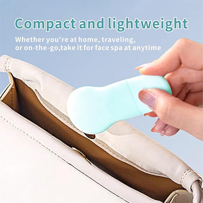 Silicone Face Scrubber, Facial Cleansing Brush Silicone Face Wash Brush,Gentle Exfoliator Pad & Massager, for Men Women Cleansing and Exfoliating (Blue)