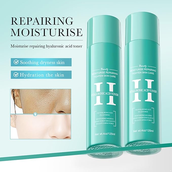 TiaoBug Daily Hydrating Face Mist for Women - Soothing Toner and Lightweight Moisturizer Hyaluronic Acid One Size