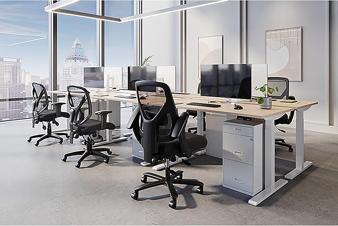 Realspace® MFTC 200 Multifunction Ergonomic Super Task Chair, Black