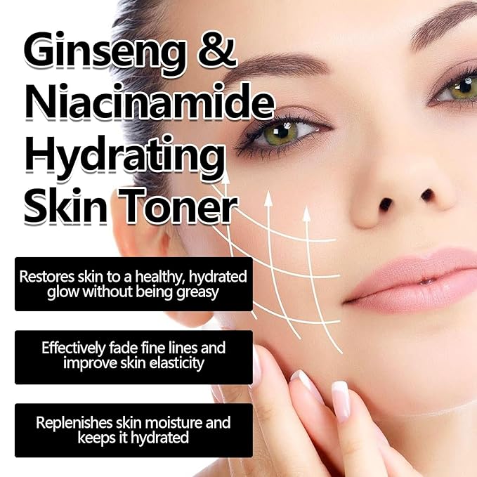 Hydrating Facial Toner - Reduces Fine Lines, Non-Greasy, Quick Absorption, Boosts Elasticity & Radiance(2PCS)