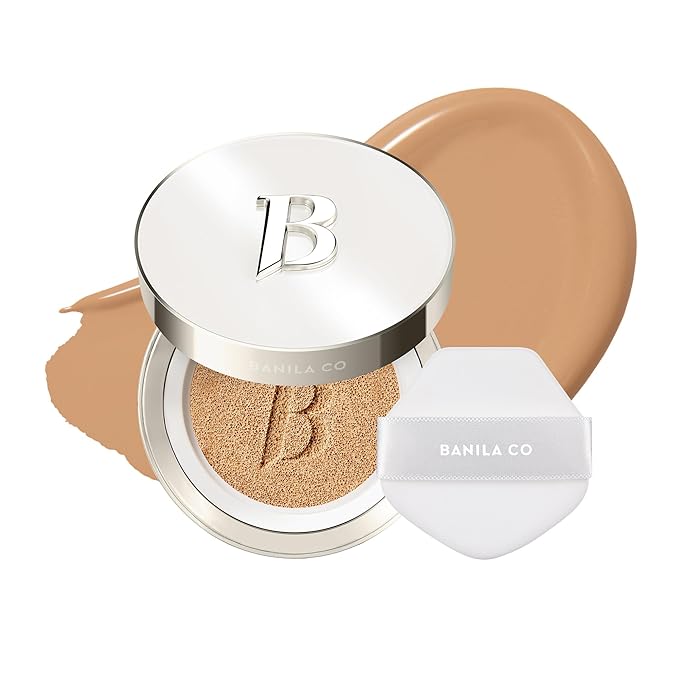 BANILA CO Covericious Ultimate Cover Cushion | Pore Blurring & Seamless Finish | Up to 100HR Long-Wear Matte Foundation | 20 Inclusive Shades | Korean Cushion Foundation (14g / 0.49 oz), 26W CINNAMON