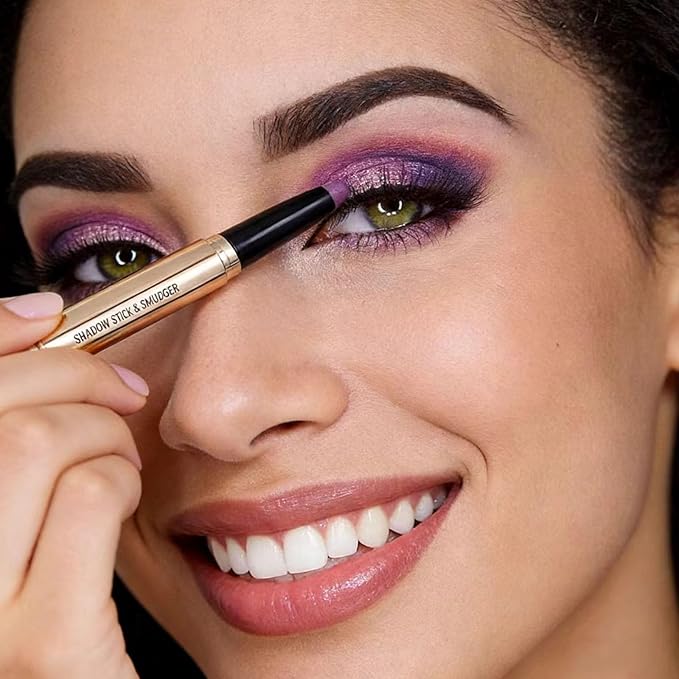 Purple Eyeshadow Stick Purple eyeliner Pencil Eye Makeup Cream Smooth Shimmer Eyeshadow Pencil Primer Glitter Dark Light Matte Single base Crayon Primer Hypoallergenic Waterproof Long Lasting