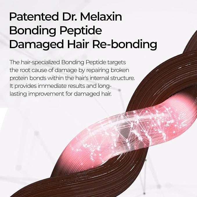 Dr.Melaxin Bondex Protein Bonding Remodeling Conditioner 2ea+Shampoo 1ea | Hair Clinic for Shiny Hair | Strengthening Keratin & Peptides Bonder | Repair & Restore Strength of Dry, Damaged Hair