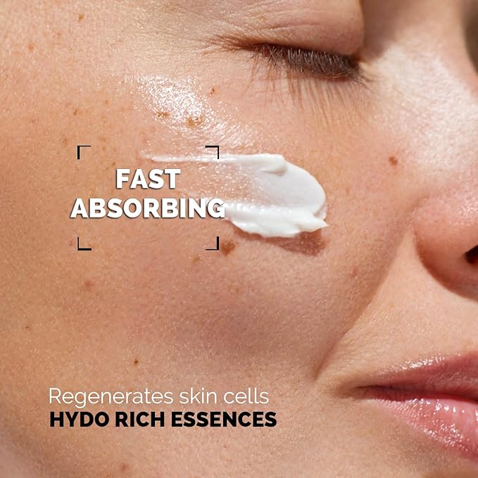 WBM Restoring Night Cream for Face, Anti-Aging Moisturizer with Hydro-Rich Essence. Skin-renewing face cream for a hydrated, youthful look. Size: 1.7 oz.