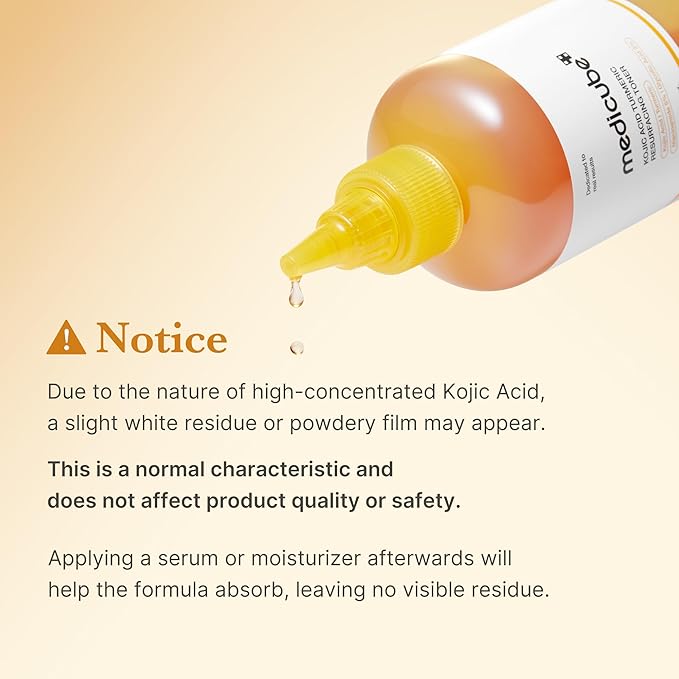 medicube Kojic Acid Clarity Duo for Troubled Skin: Kojic Acid Turmeric Clarifying Pad and Kojic Acid Turmeric Smoothing Toner for face & Body