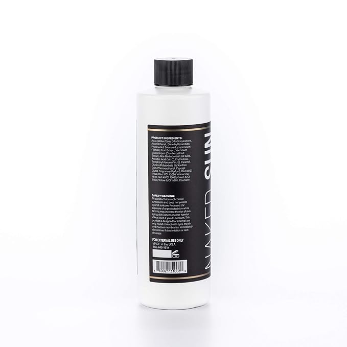 Naked Sun Honey Glow Violet Spray Tan Solution - 8 oz Airbrush Sunless Self Tan Spray