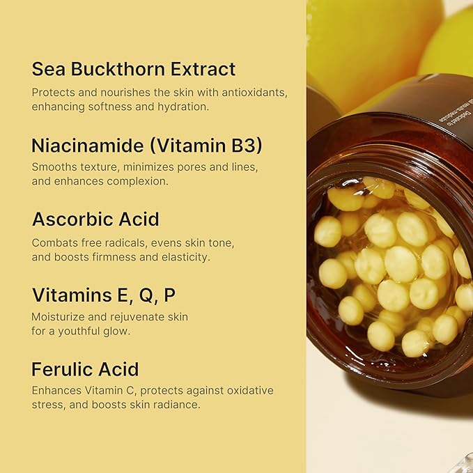 medicube Glass Skin Refining Duo at Night: Deep Vitamin C Golden Capsule Face Moisturizer and Turmeric Overnight Wrapping Peel Off Mask 2.0
