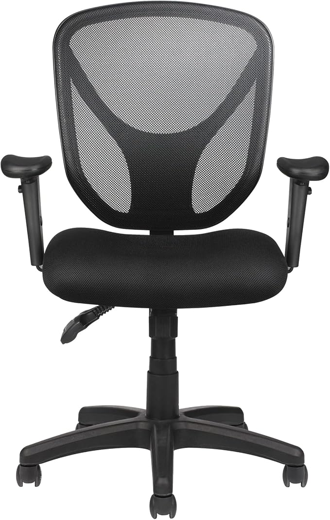 Realspace® MFTC 200 Multifunction Ergonomic Super Task Chair, Black