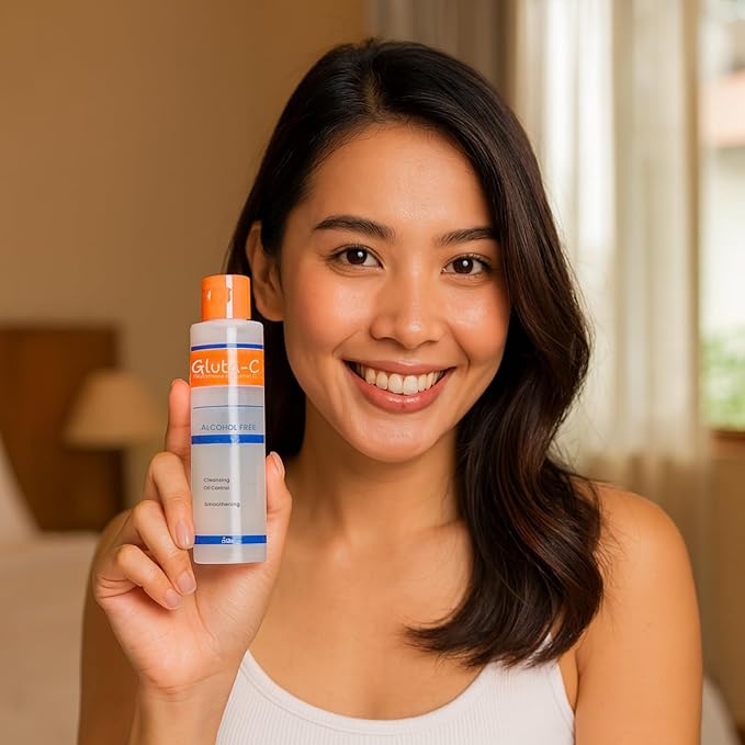 Gluta-C Facial Toner Hydration Nourishing Soft Smooth Revitalizing Supple Texture Healthy Glow Balanced Daily Skincare Gentle Comfort - 100ml x 3 Bottles