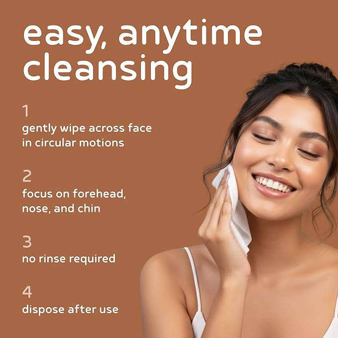 PB & JAY Cleancare Cleansing Wipes – 30 Count – Makeup Remover or Deep Moisture & Silky Soft Skin – Hydrating Korean Face Wipes for Sensitive Skin (Coconut)