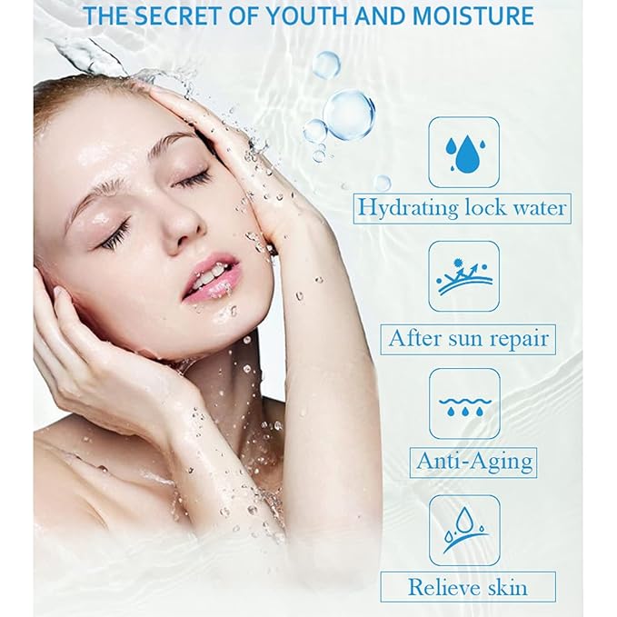 DISAAR Beauty Aloe Vera Gel Cracked Skin Refreshing After Sun Moisturizing 280ml/9.45oz… (Collagen Gel)