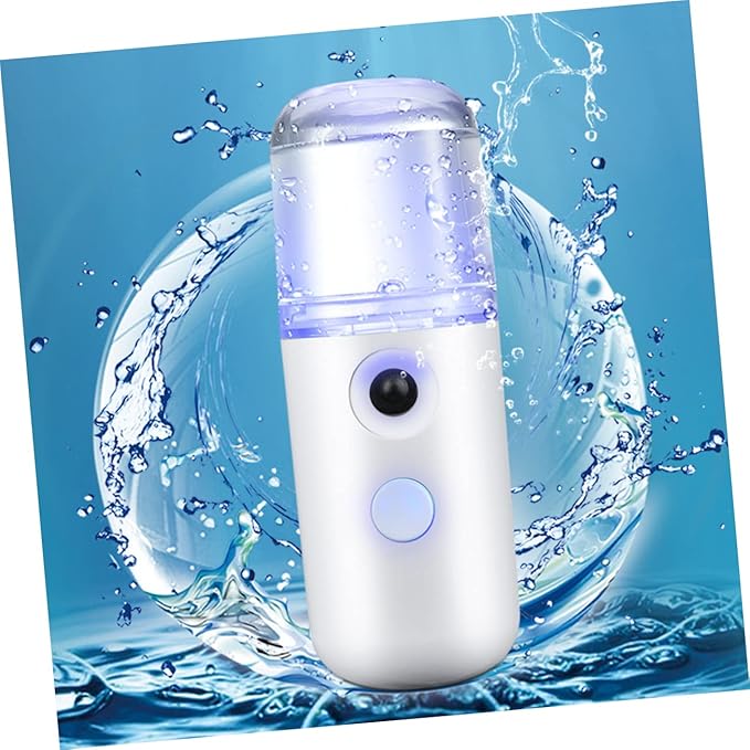 Housoutil 2pcs Portable Skin Moistener Mini Humidifier for Bedroom Sprayer Essential Oil Toner