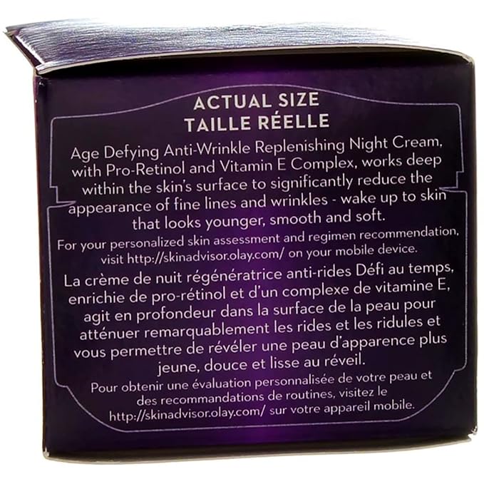 Olay Anti Wrnkle NGHT CRM Size 2z Olay Age Defying Anti Wrinkle Night Cream 2z