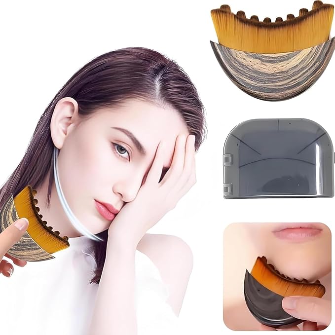 New Lymphatic Contour Face Brush, Lymphatic Drainage Massager for Face,Ergonomically Designed to Fit The Skin Precisely and Relieve Fatigue