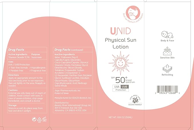 Mineral Sunscreen SPF 50+ | Non-Toxic Titanium Dioxide Sunblock for Sensitive Skin | Reef Safe, Pregnancy & Baby-Safe | Clean, Non-Greasy Face & Body Formula for Women & Men | 1.69 fl oz (50 ml)