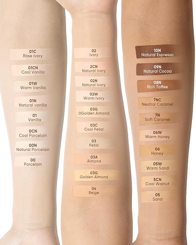 Velvet Matte Cushion Foundation Blue #03G Golden Almond| Full Coverage,12H Oil Control,Ideal for Oily & Combination Skin,Waterproof,Long-Lasting, Lightweight, Hydrating,Transfer-Proof