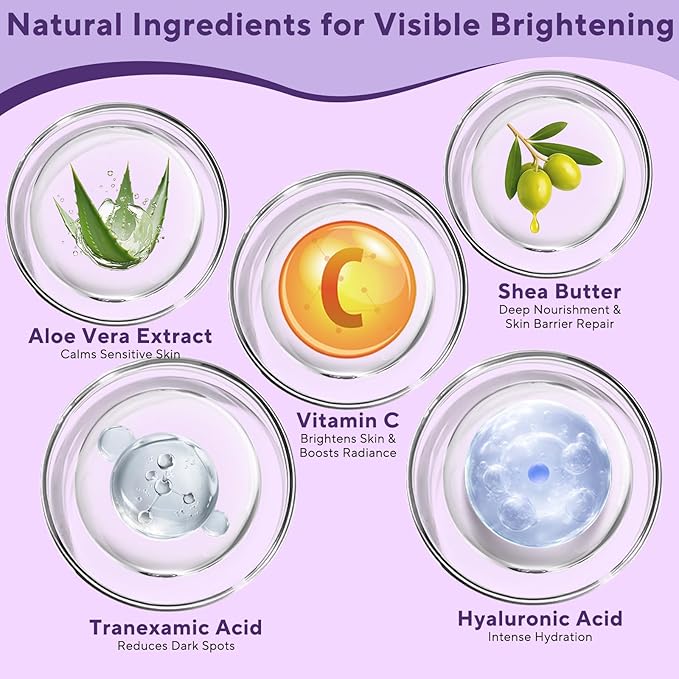 Skin Bleaching Cream, Skin Lightening Cream with Vitamin C for Intimate Areas, Dark Spot Remover for Body, Sensitive, Intimate Areas Underarms, Knees, Elbows, Inner Thighs & Bikini Line, 3.4 Fl Oz