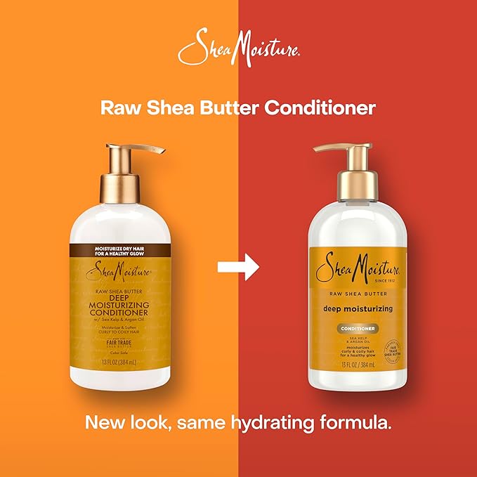 Shea Moisture Conditioner For Curly Hair Raw Shea Butter Restorative Deep Moisturizing Conditioner 13 Oz