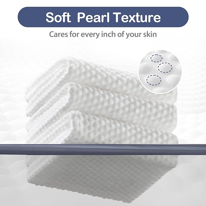 Ourmed Life Face Towels, 11"×9" Disposable Face Towel – Ultra-Soft, Thickened Facial Towelettes, Lint-Free Dry Wipes for Sensitive Skin, Ideal for Makeup Removal & Skincare (50 Count, 2 Pack)