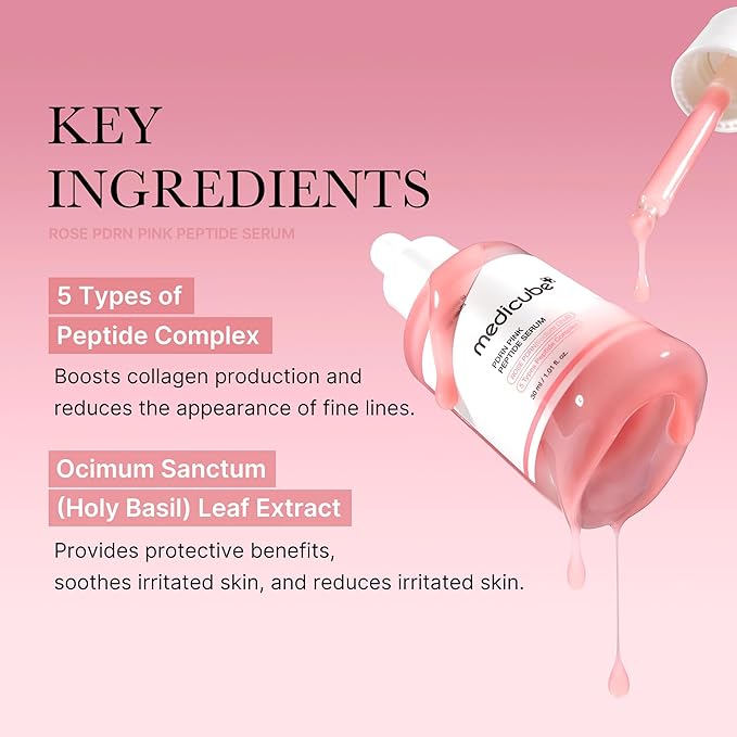 medicube Viral Serum Duo for Clear and Plump Skin: Kojic Acid Turmeric and PDRN Rose Pink Serum for Radiant Glow and Uneven Skin Tone & Texture Care | Giftable Skincare Set