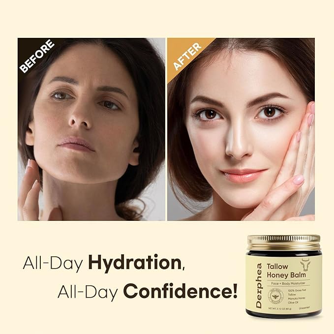 Crepey Skin Repair Cream for Aging Skin with Raw Manuka Honey & Olive Oil - Advanced Crepe Fix Cream Face Moisturizer for Crepey, Mature, Dry Skin