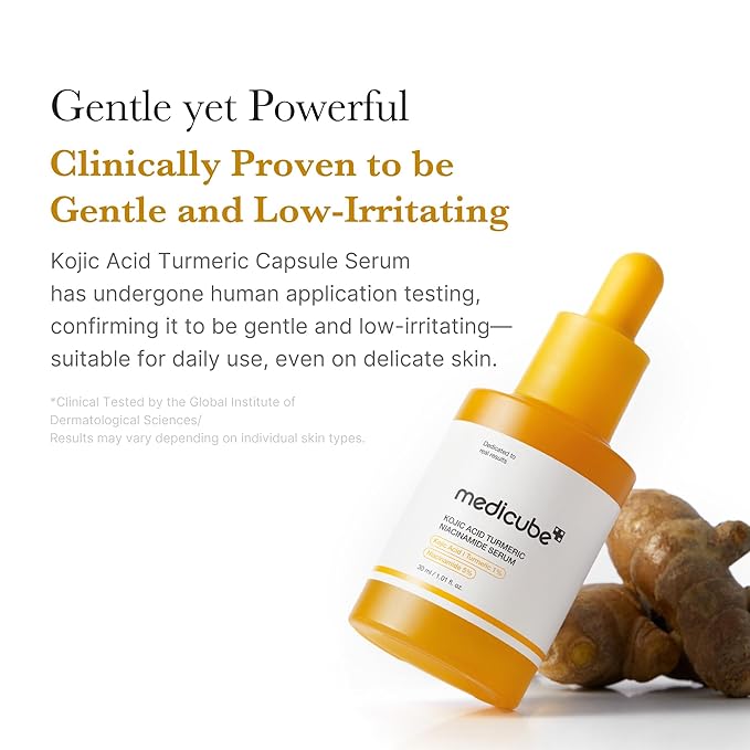 medicube Viral Serum Duo for Clear and Plump Skin: Kojic Acid Turmeric and Salmon DNA Pink Serum for Uneven Skin Tone & Texture Care | Korean Skincare, Giftable Skincare Set, Stocking Stuffers