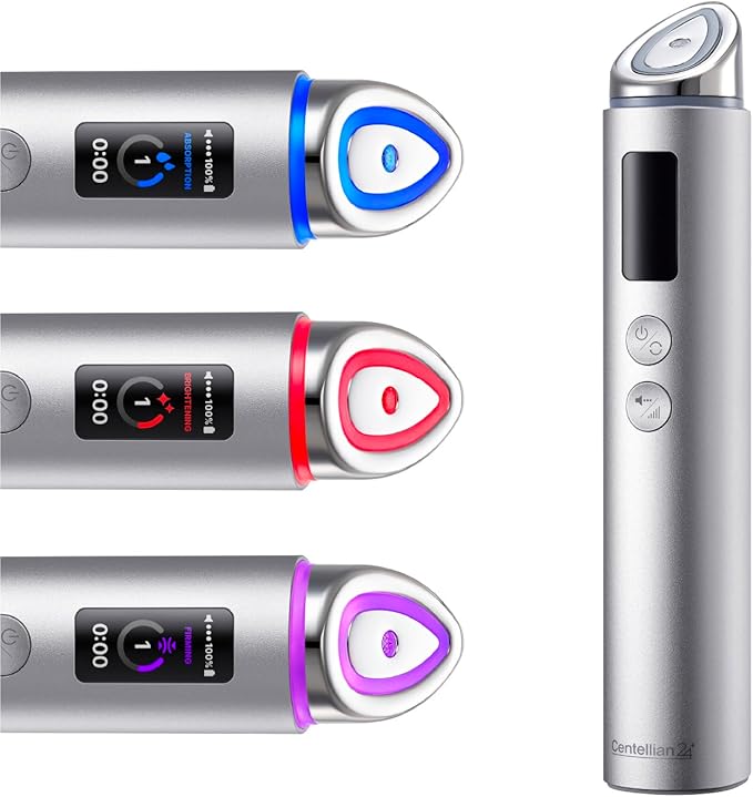 CENTELLIAN 24 Madeca Prime Max (Silver) - Multi-Functional Facial Beauty Device, 6 Advanced Energy Technologies for Brightening, Absorption, Firming, Hydration & Skin Tone Improvement